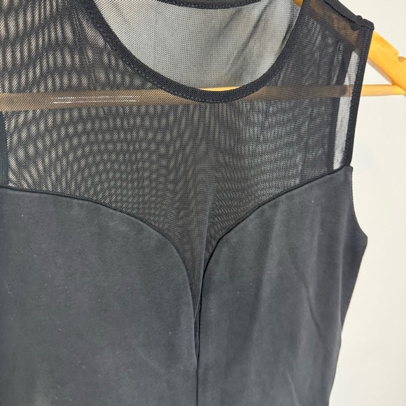 bebe Black Mesh Detail Cocktail Dress XXS - Picture 3 of 11